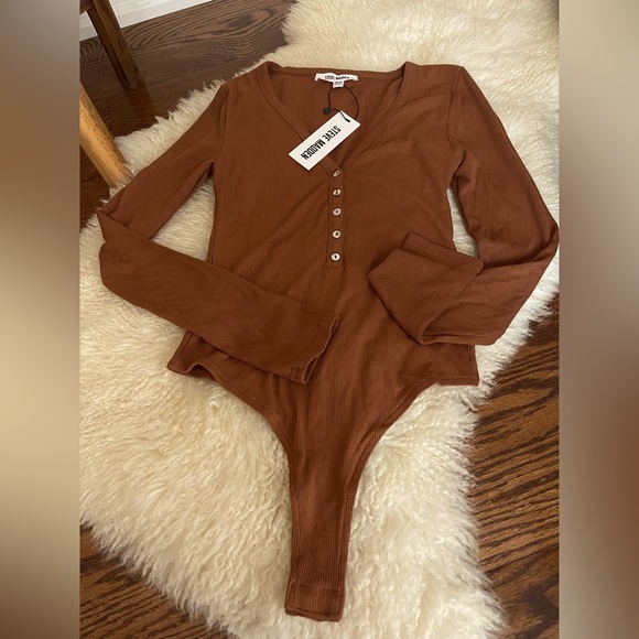 Steve Madden Tops - Steve Madden long sleeves body suit